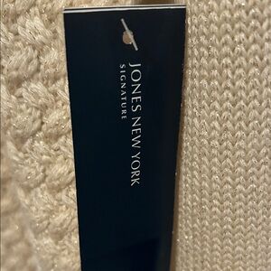 Jones New York Signature Beige Sweater